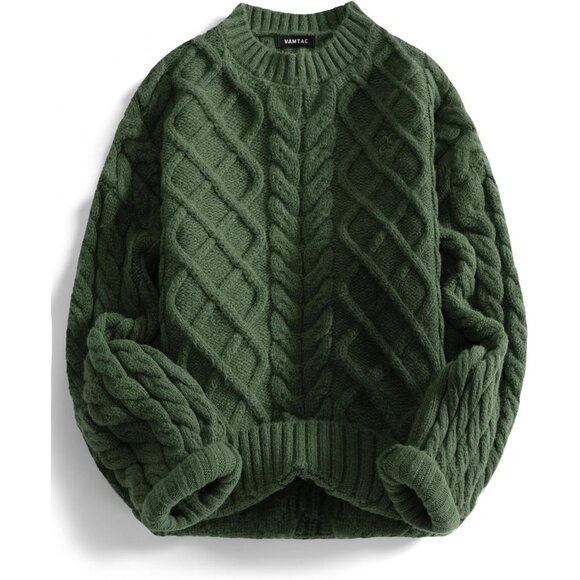 Other - Vintage Crewneck Sweater Wool Blend Oversized Warm Knit Casual Street Wear